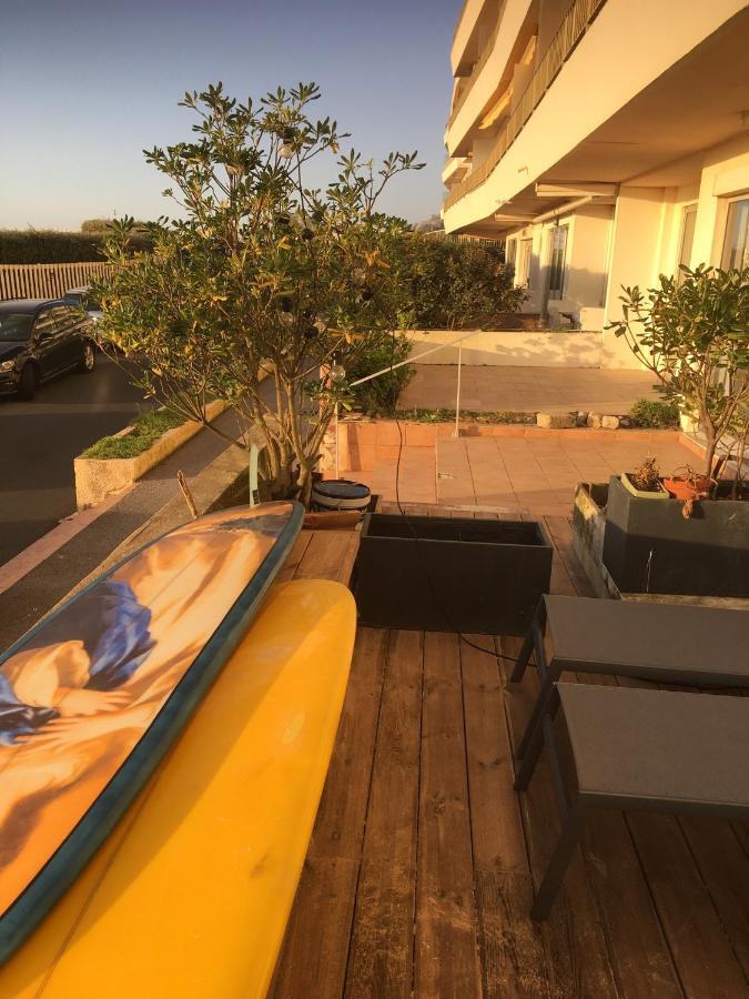 Studio Sur La Plage Vue Mer Piscine Biarritz Exterior photo